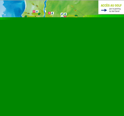 Parcours des Golfplatzes von Tignes